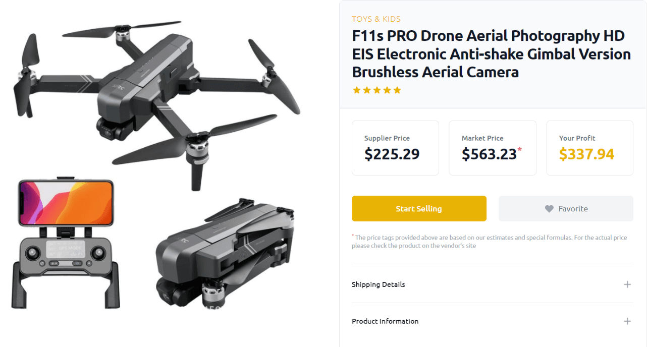 Gadgets and tech accessories for dropshipping