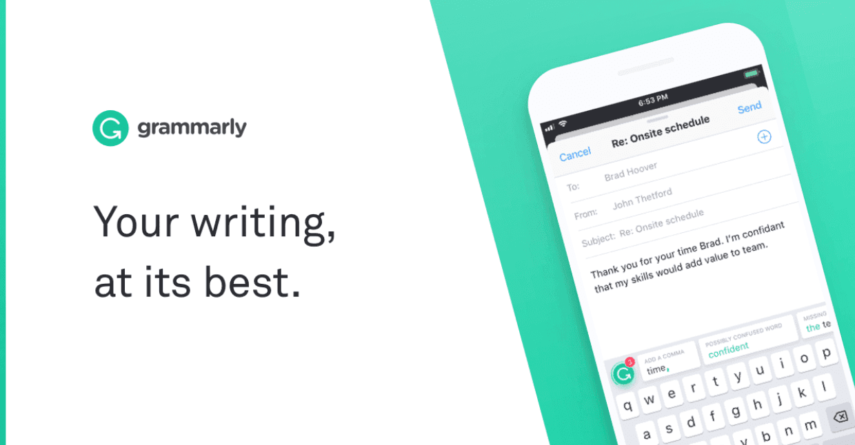 Grammarly browser extension
