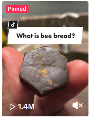 tiktok ad video of honey products