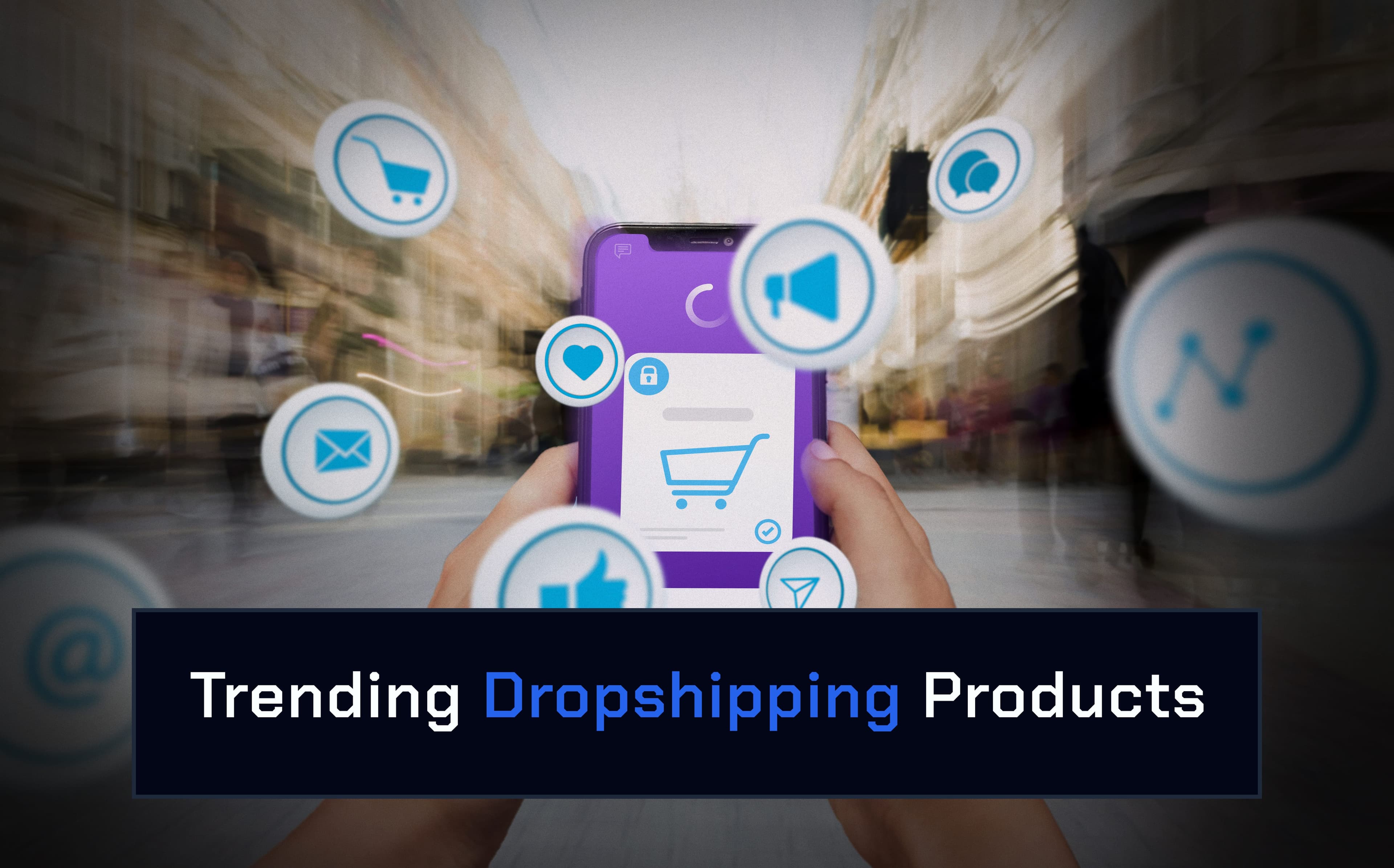 AI dropshipping concept